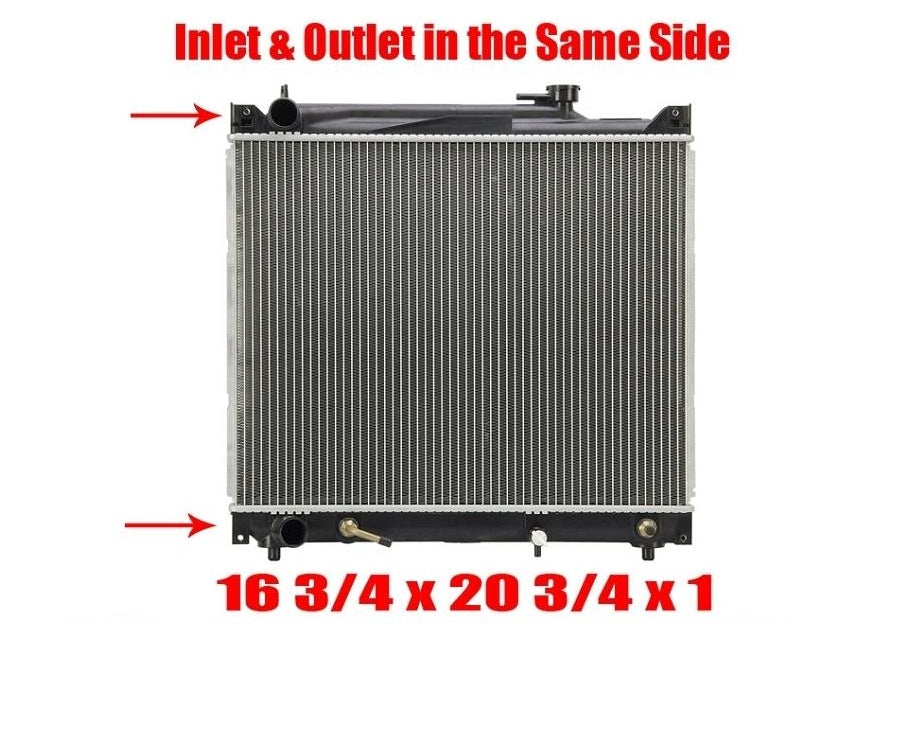 2087 Radiator 16 3/4 x 20 3/4 x1 Inch Core CK Measurement Vitara CALL CUSTOMER