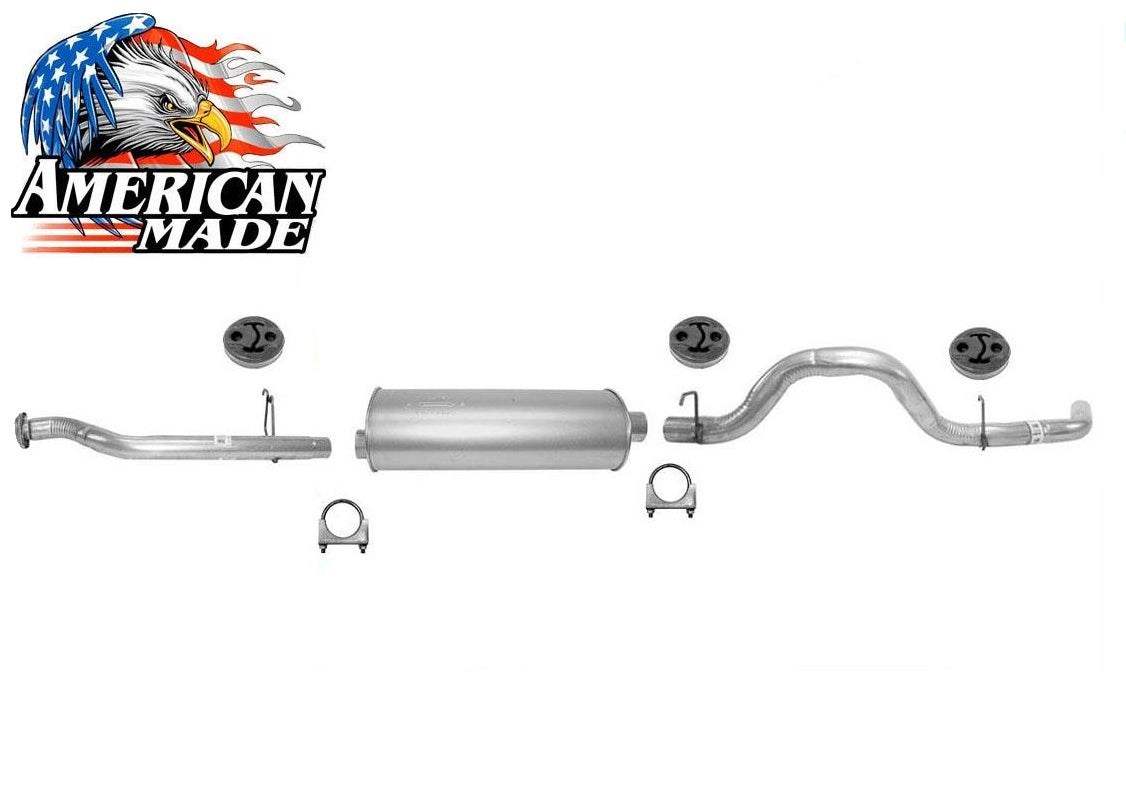 For 99-01 Silverado 1500 133 Wheel Base Made USA Muffler Exhaust Pipe System