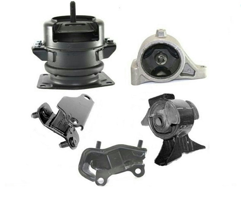 03-04 Fits Honda Pilot & 01-02 Acura MDX Engine and Transmission Mounts 5pc Kit