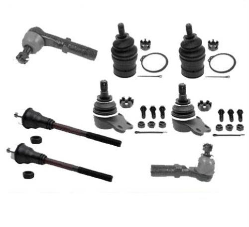 1997-1999 4 Wheel Drive Dakota Durango Tie Rod Rods Ends Ball Joints 8Pc Kit