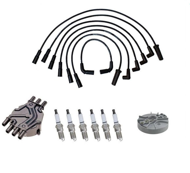 Ignition Wires Spark Plug Distribuitor Cap & Rotor For GMC Sonoma 1998 1999 2004