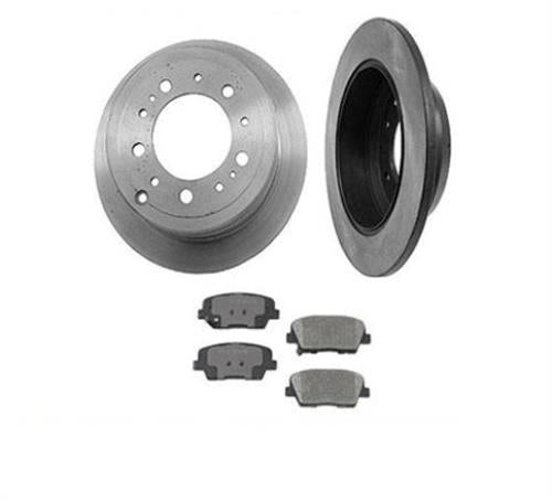 (2) Rotores de freno trasero y pastillas de cerámica para Kia Sedona Van 2006 31430 CD954