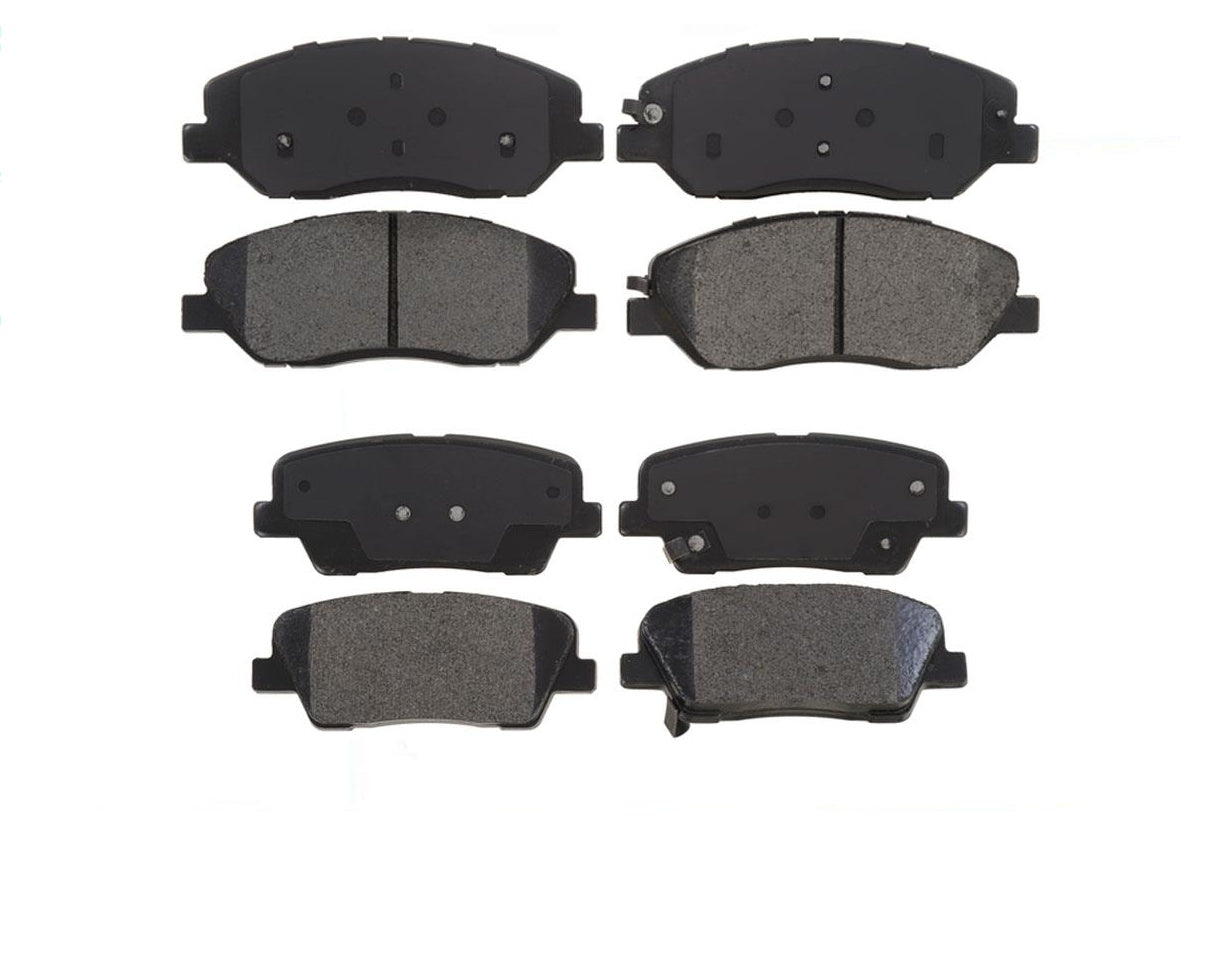 Nuevo juego de pastillas de freno de cerámica delanteras y traseras para Kia Sedona 2007-2012