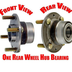 (1) REAR Wheel Bearing and Hub Assembly For 00-04 Spectra With REAR Drum Brakes
