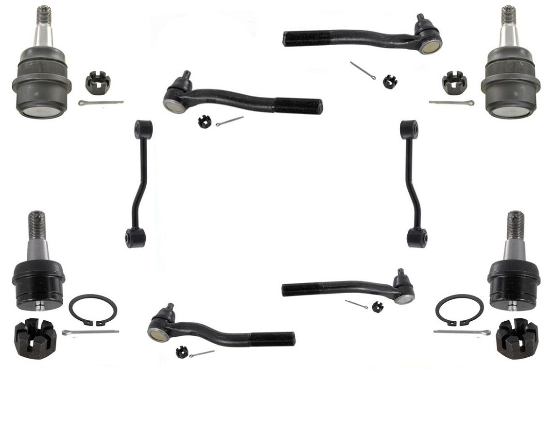 99-04 Fits Jeep Grand Cherokee Ball Joints Tie Rods Sway Bar Links