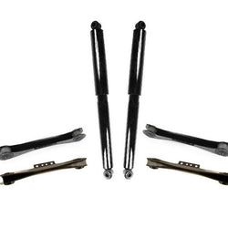 Se adapta a Grand Cherokee 1993-98, parte trasera de SUV (4) brazo de control (2) amortiguadores, kit de 6 piezas.