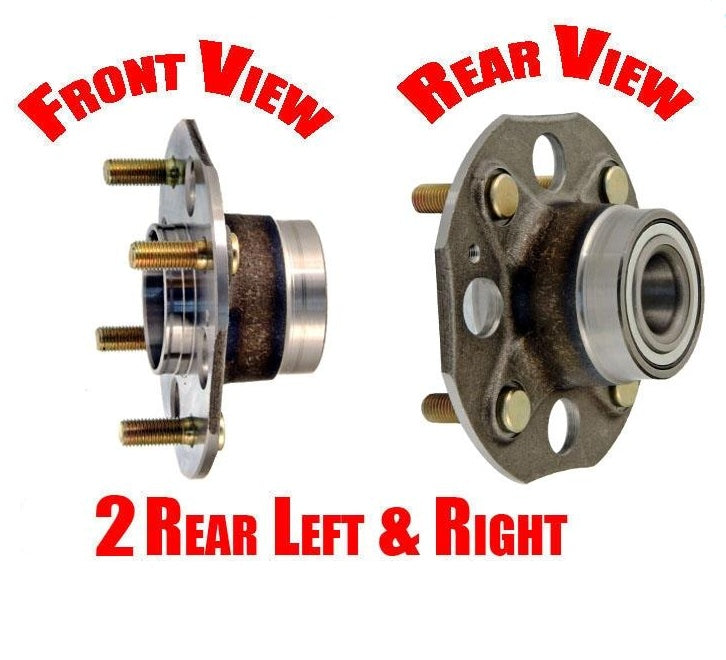 For 1998 2000 2002 Honda Accord with Rear Drum No ABS 2 Rear Hub Wheel Bearing