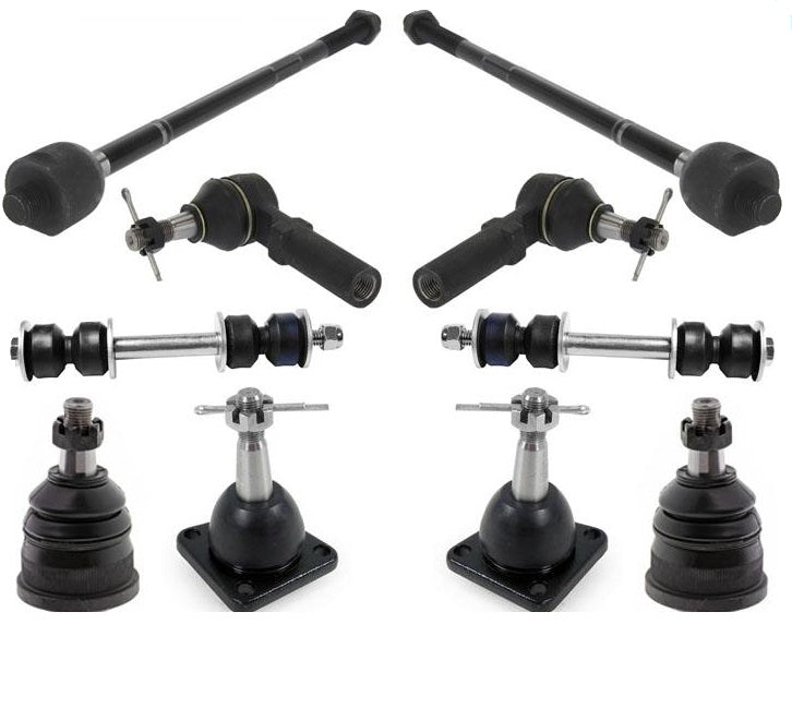 Para Chevrolet Camaro 93-02 100% nuevos extremos de barra de acoplamiento interior exterior, juntas esféricas, 10 piezas