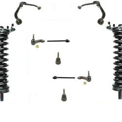 02-04 Liberty Complete Front Struts Assembly Inner Outer Rods Upper Control Arms