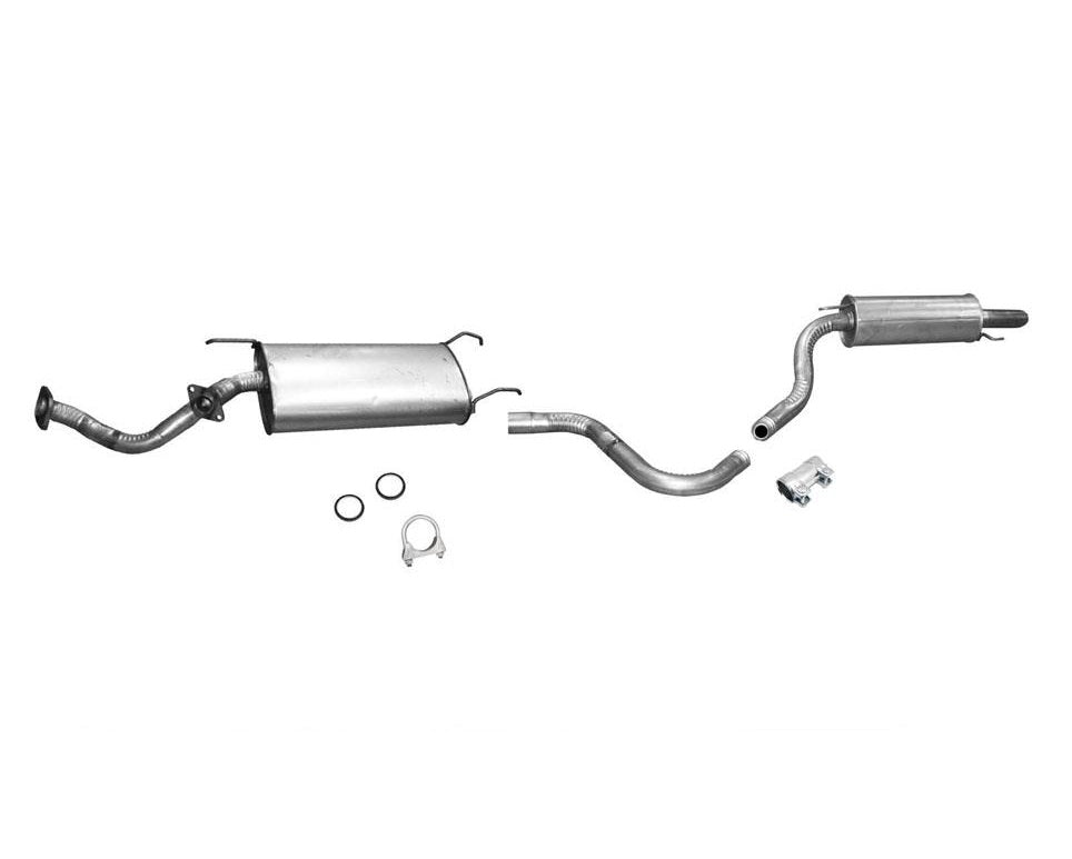 100% nuevo silenciador trasero medio para Toyota Land Cruiser para Lexus LX470 4.7L 98-07