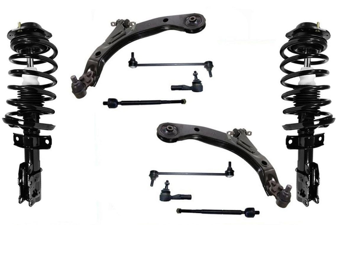 Steel Control Arms Tie Rods Links for Chevrolet Cobalt Base Model 05-08
