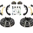 For 00-08 Focus Rear Drum Wheel Bearing Brake Shoe Springs & Wheel Cylinders Kit