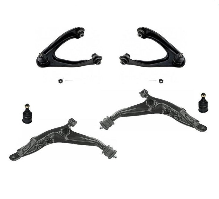Kit de 6 piezas de brazos de control delanteros superiores e inferiores y rótula para Honda CR-V 97-01