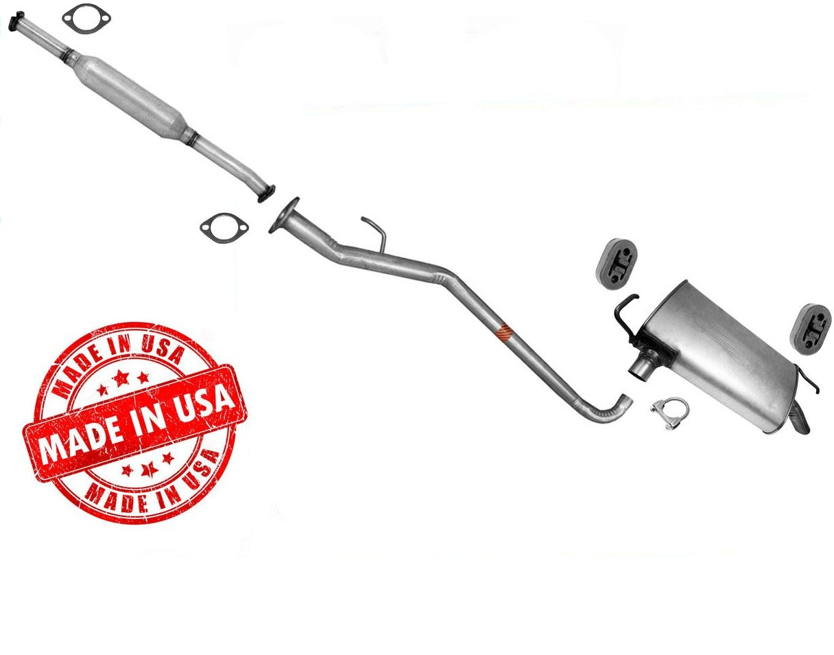 Sistema de escape con resonador medio y silenciador trasero 54667 55506 21562 para Kia Optima
