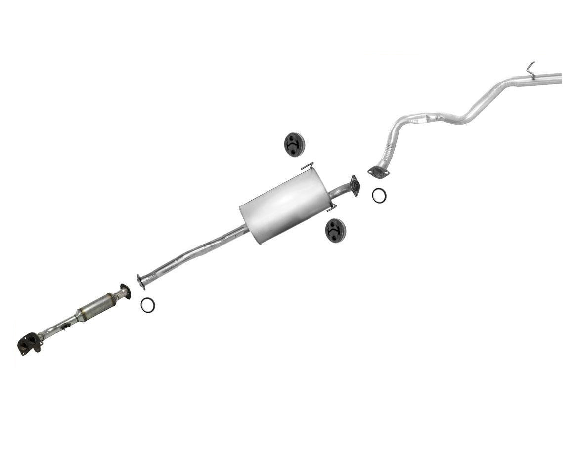 Rear Converter Middle Muffler Tail Pipe MADE IN USA for Toyota 4Runner 1996-1998