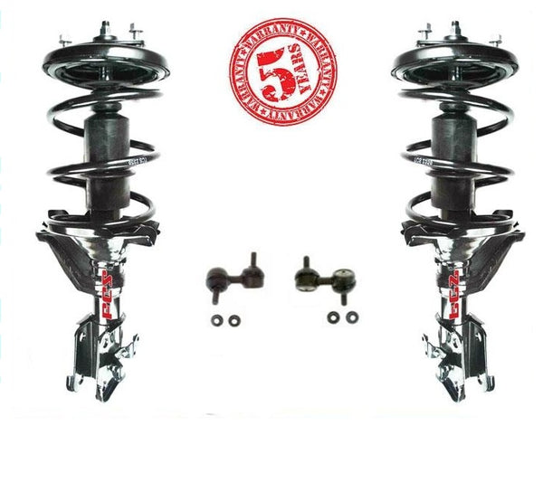 For Honda CIVIC 01-02 Front Left  Right Spr Strut & Mount  Sway Bar Links