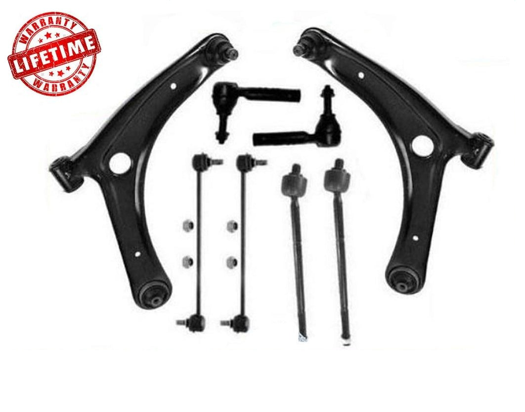 Control Arms Ball Joints Tie Rods Stabilizer Links for 07-15 Compass 8p