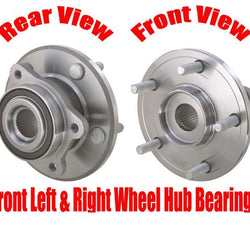(2) Conjunto de buje y cojinete de rueda delantero 100% nuevo (2) apto para Dodge Journey 09-17