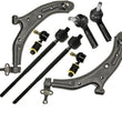 Front Lower Control Arms Ball Joints Tie Rods Bar Links For Nissan Sentra 00-06