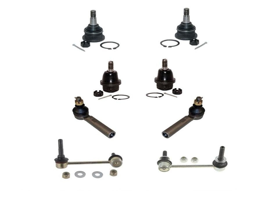 Fits 03-09 Lexus GX470 Toyota 4 Runner FJ Cruiser 8Pc Upper & Lower Ball Joints