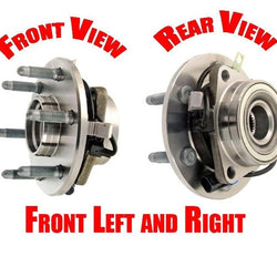 (2) Conjunto de cojinete de cubo de rueda delantera 100% nuevo y probado para Astro 03-05 TODAS LAS RUEDAS