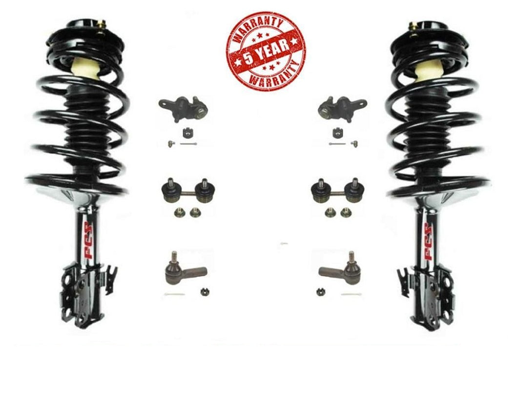 92-94 se adapta al kit de chasis de 8 piezas con puntal de resorte cargado y soporte para Toyota Camry