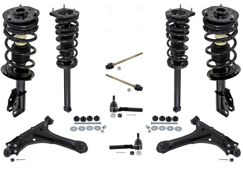 00-05 Cavalier Sunfire Kit de chasis de 12 piezas con puntal de resorte rápido delantero y trasero