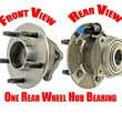 (1) Conjunto de cubo de rodamiento de rueda trasero para sistema de frenado ABS 02-07 VUE 05-06 Equinox 4W