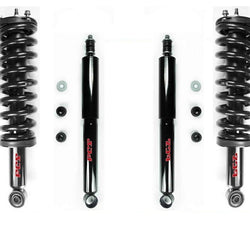 96-02 4 Runner 3.4L Front Strut & Coil Spring & Rear Shocks Quick 4pc Kit