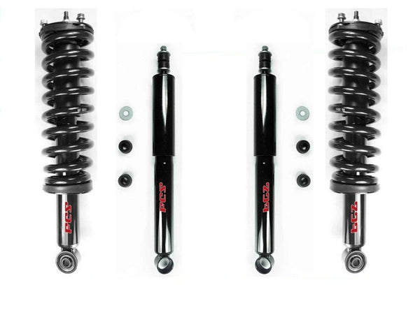 96-02 4 Runner 3.4L Front Strut & Coil Spring & Rear Shocks Quick 4pc Kit