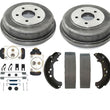 Rear Brake Drums Shoes Wheel Cylinders Hardware Kit 10-13 Ford Transit Connect