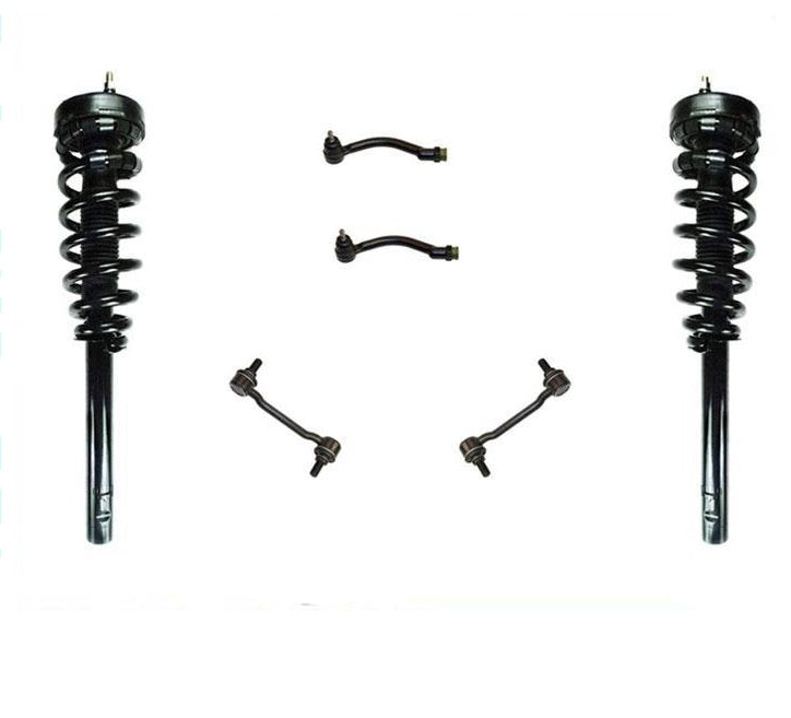 Fits 06-10 Hyundai Sonata (2) Front Quick Spring Strut and Mount Tie Rods Links