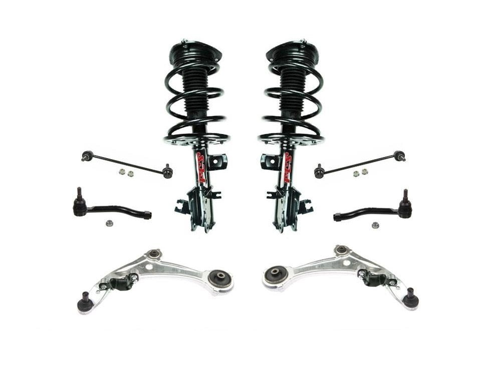 Front Struts Control Arms Sway Bars & Tie Rods for Nissan Altima 2.5L 2007-2012