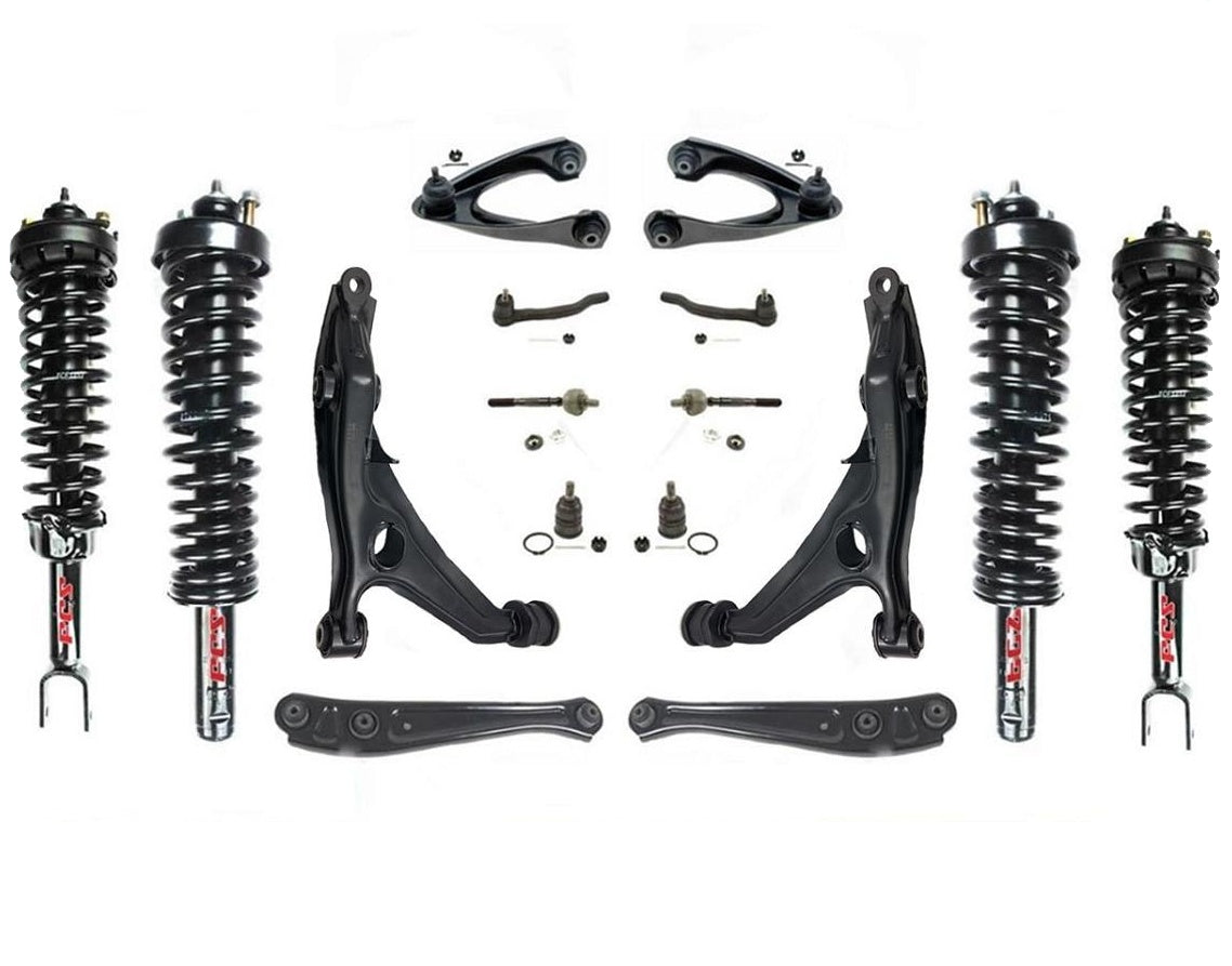 96-00 Civic brazo de control superior e inferior con rótulas, varillas de amarre, puntales, KIT de 16 piezas