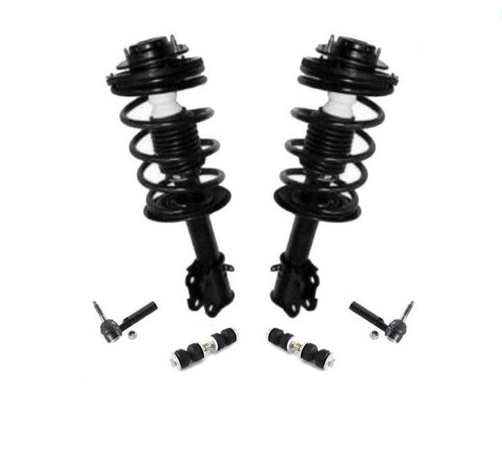 00-05 Neon (2) Front Quick Spring Strut and Mount Tie Rods Sway Bar Links 6pc