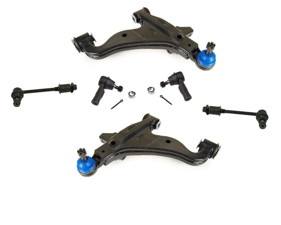 6 Pcs Kit 05-2014 RWD Tacoma Lower Control Arms Base Model RWD RK641522 RK641521