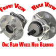 (1) Buje de rodamiento de rueda TRASERA para Vibe GT 09-10 09-13 XRS 2.4L con tracción delantera
