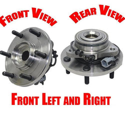 (2) Rodamientos de cubo de rueda delantera 100% nuevos para Infiniti 04-07 QX56 04-07 Titan NUEVO