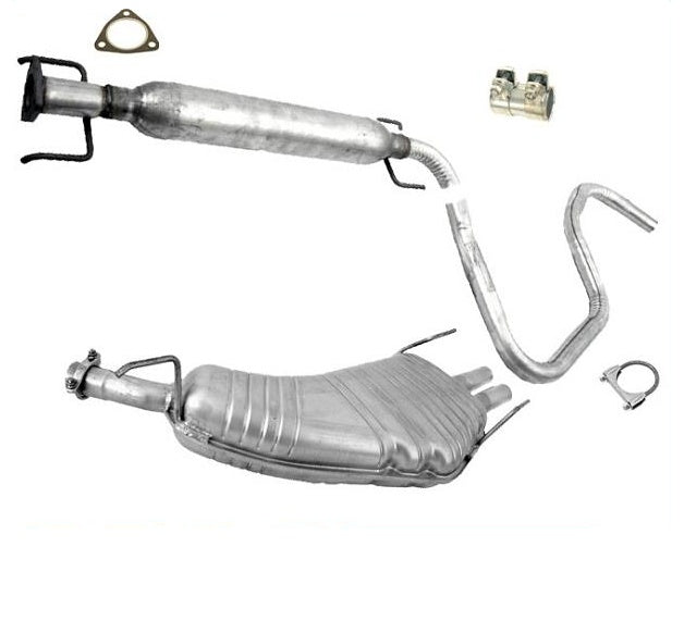 00-05 Saturn LS2 3.0L L300 LW300 3.0L V6 Sistema de silenciador de tubo de escape 56223 54754