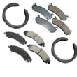 02-06 ESCALADE 4x4 Pastillas de freno delanteras y traseras CD785 CD834 B781