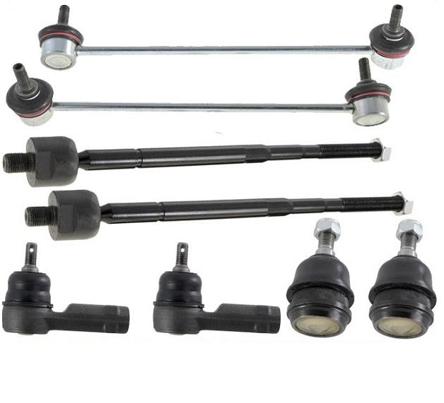 Front Suspension Chassis Kit Ball Joints Sway Link Tie Rods Kit 03-08 Tiburon 8p