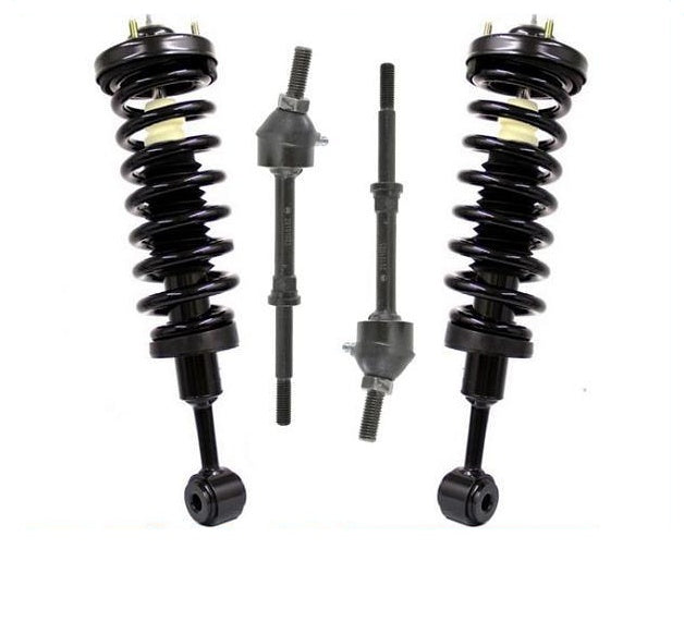 Front Quick Coil Spr Strut Mount Sway Bar Links 05-08 For Ford F150 4X4 Pick Up