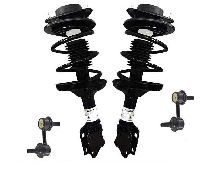 Front Coil Spring Strut Sway Bar Links Set Kit Fits For 05-09 Subaru Legacy GT