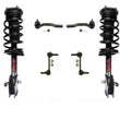 For Lincoln MKX (2) Front Coil Spring Strut and Mount Tie Rods Sway Bar 6Pc