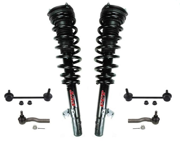 Para 03-08 Mazda6 3.0L FWD W automático (2) puntal de resorte rápido delantero y soporte 6 piezas