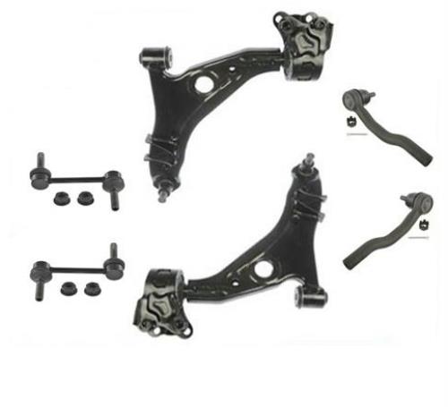 Fits 07-14 Edge 07-15 MKX Front Lower Control Arms With Ball Joints Tie 6Pc Kit