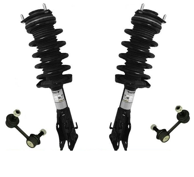 Front Quick Coil Spring Strut Mount Sway Bar Links For 06-11 Honda Civic Coupe