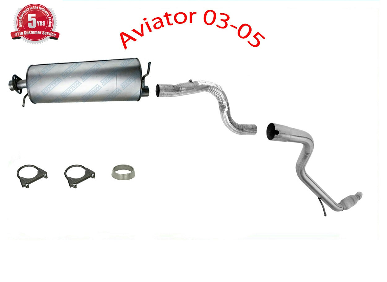 Se adapta al sistema de tubo de escape silenciador Aviator 4.6L 03-05 2479 34906 44899