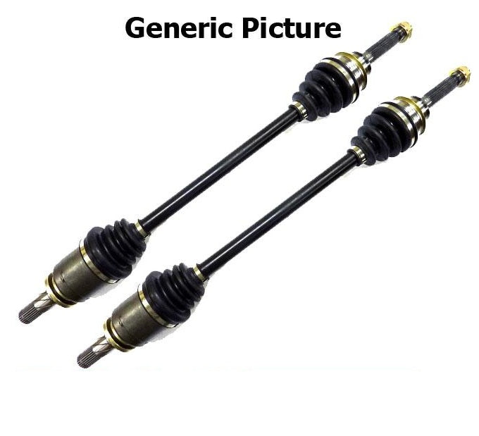 2 CV DRIVE AXLE SHAFT ASSEMBLY REAR LEFT & RIGHT SIDE PAIR FOR 11-14 VW TOUAREG