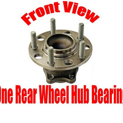 (1) REAR Axle Hub Assembly For 07-11 Caliber With Rear Drum Brakes No ABS